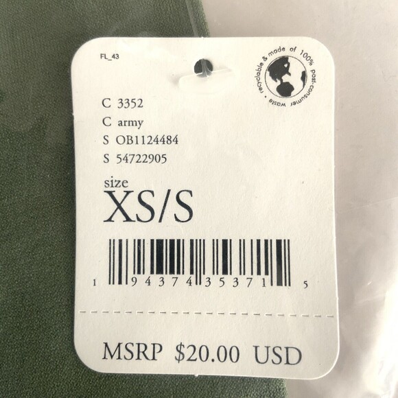 Free People Scoop Neck Top Women Size XS/S Army Green - Picture 4 of 14